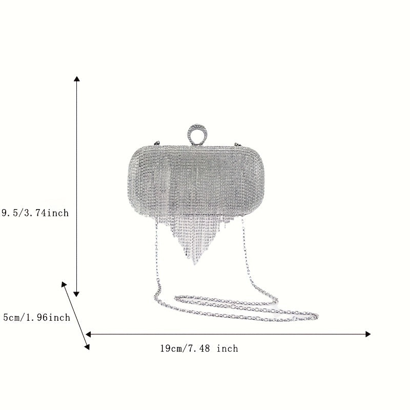 Rhinestone Evening Bag Glitter Dinner Clutch Handbag