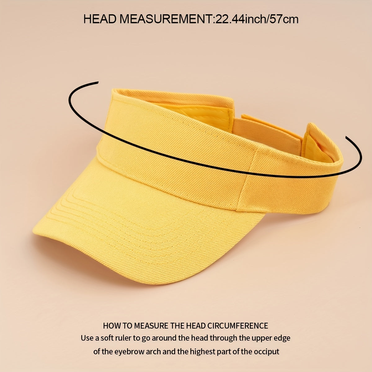 Sun Visor Hat Lightweight Casual Sports Running Golf Baseball Cap