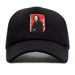 Unisex Sunshade Breathable Baseball Cap Ghost Pattern Outdoor Sport
