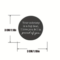 Sobriety Big Deal Token Stickers