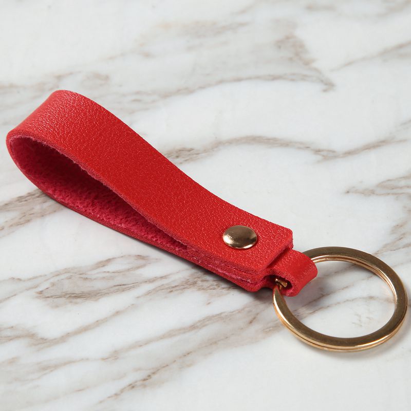 1pc PU Leather Keychain Bag Key Chain Keyring Charm Accessories