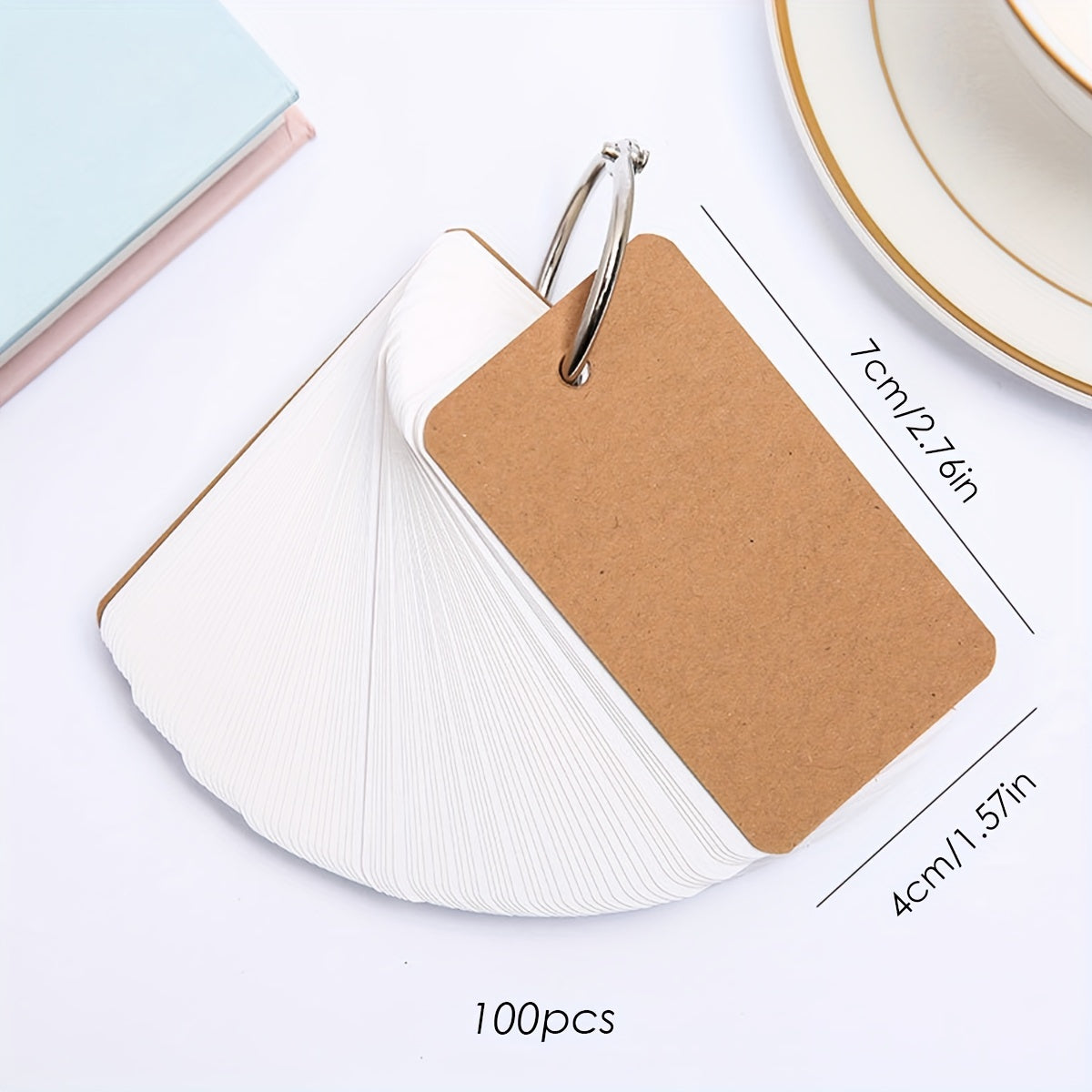 Portable Carry On Memory Ring Buckle Punch Memo Book