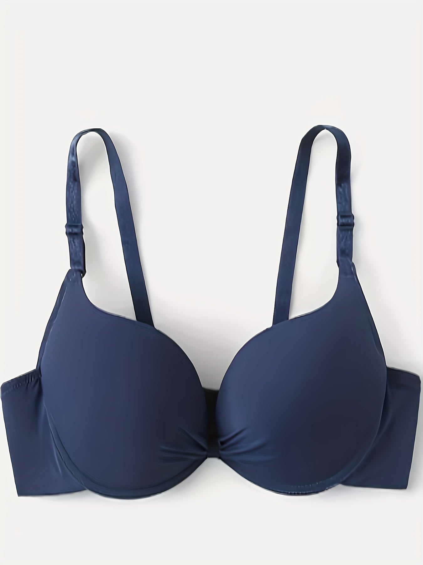 Solid T Shirt Bra Comfortable & Breathable Push Up Bra Women's Lingerie