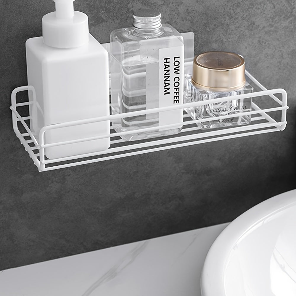 Bathroom Storage Rack Kitchen Multifunctional Wall Mounted Caddy
