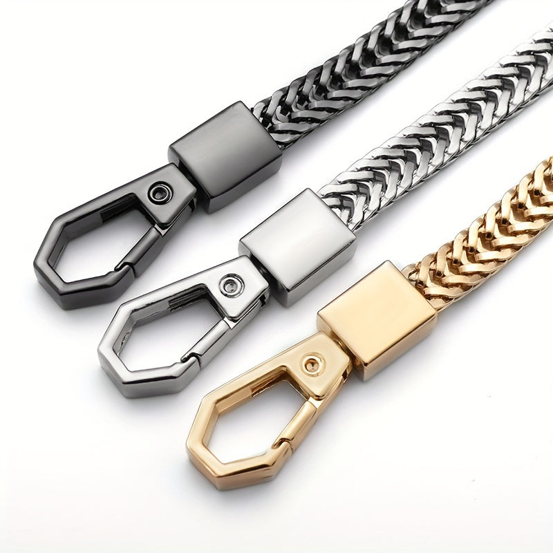 Men's Metal Chain Leather Belt Wallet Keychain Hip Hop Jewelry