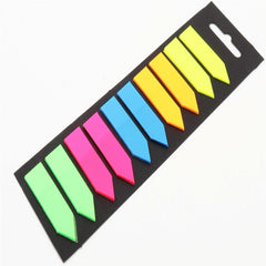 Fluorescence Colour Paper Memo Pad Sticky Notes Bookmark Marker