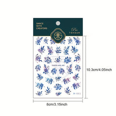 5D Embossed Flower Nail Stickers for Acrylic Nails - Easy Nail Art