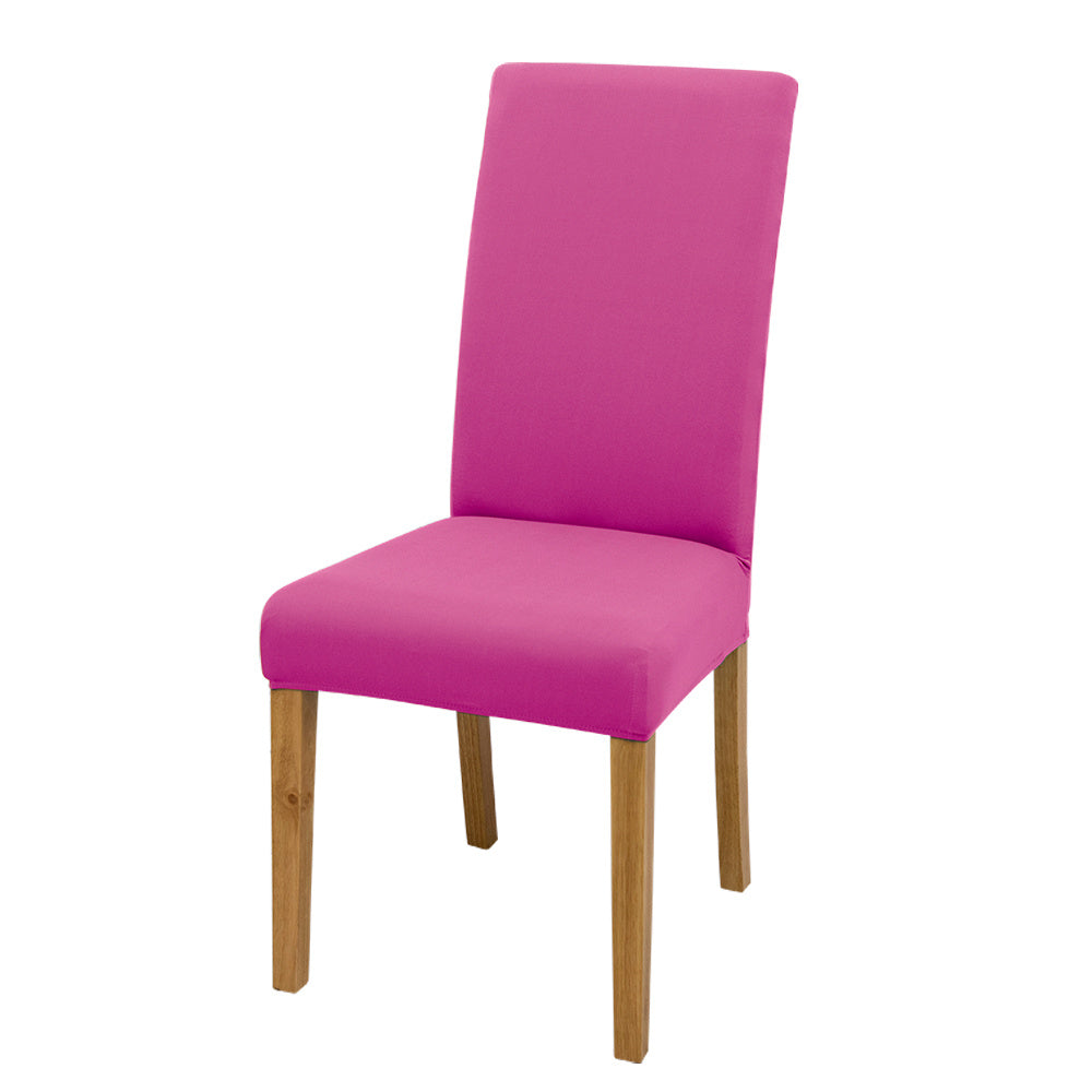 Solid Elastic Chair Slipcover Dining Chair Covers