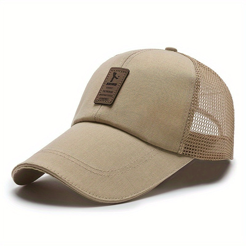 Breathable Men's Trucker Baseball Cap for Golf and Sports