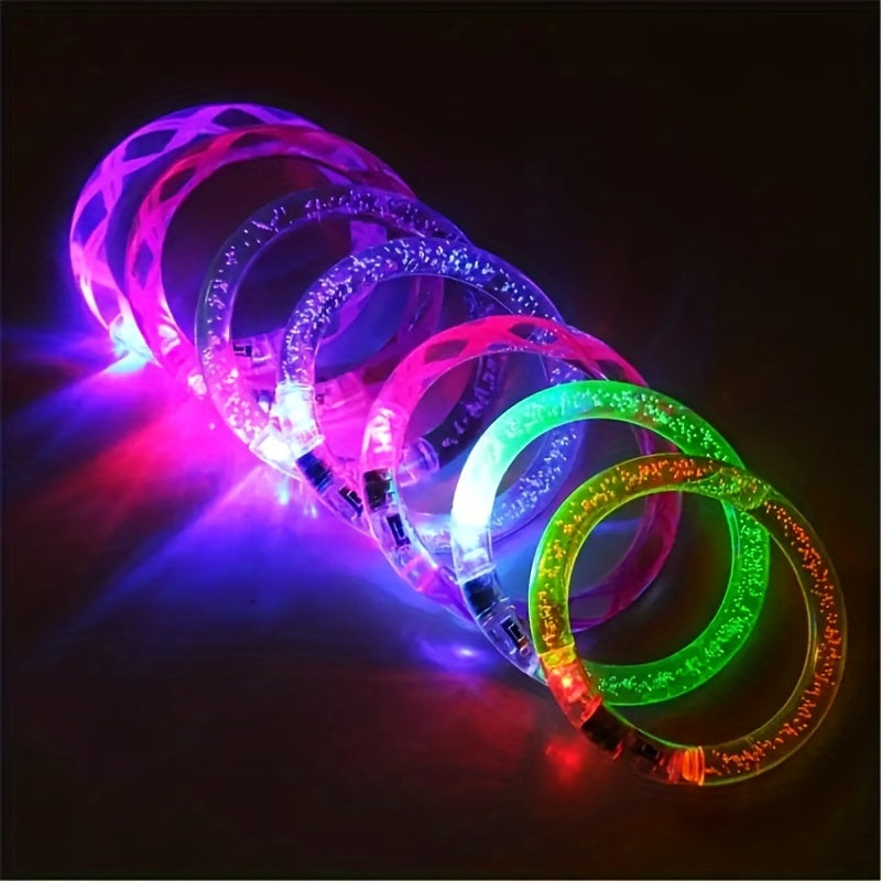 Acrylic Glitter Bracelet LED Light Up Toy