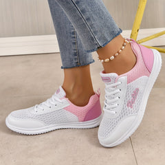 Women's Letter Decor Sneakers Lightweight Running Shoes