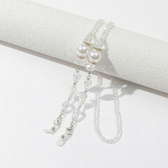 Crystal Beaded Glasses Chain Holder Mask Lanyard