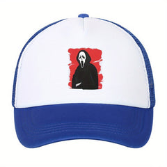Unisex Sunshade Breathable Baseball Cap Ghost Pattern Outdoor Sport