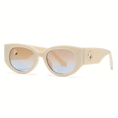 Round Sunglasses For Women Men Hollow Temple Glasses UV400