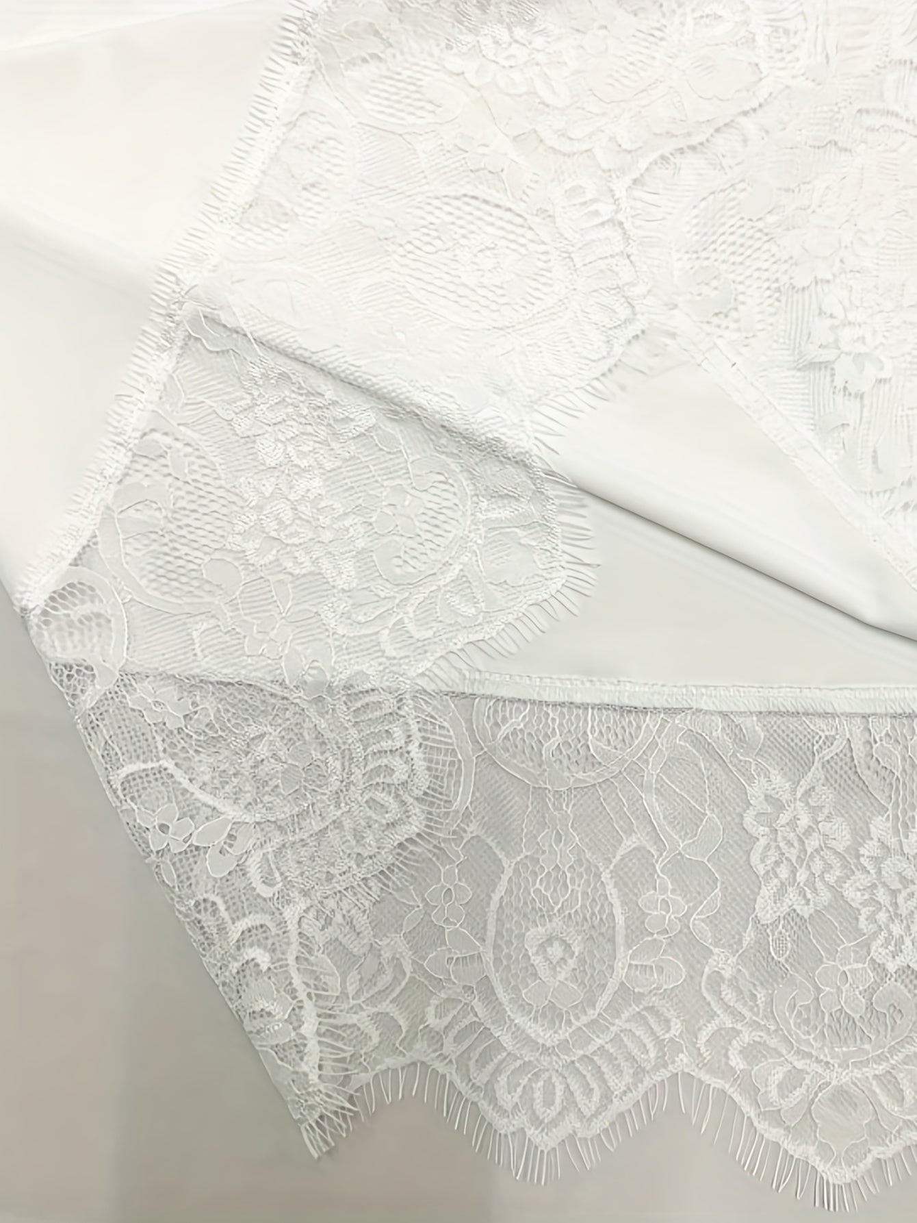 Women's Lace Trim Solid Skirt Sexy Stretch Half Slips Petticoat