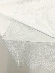 Women's Lace Trim Solid Skirt Sexy Stretch Half Slips Petticoat