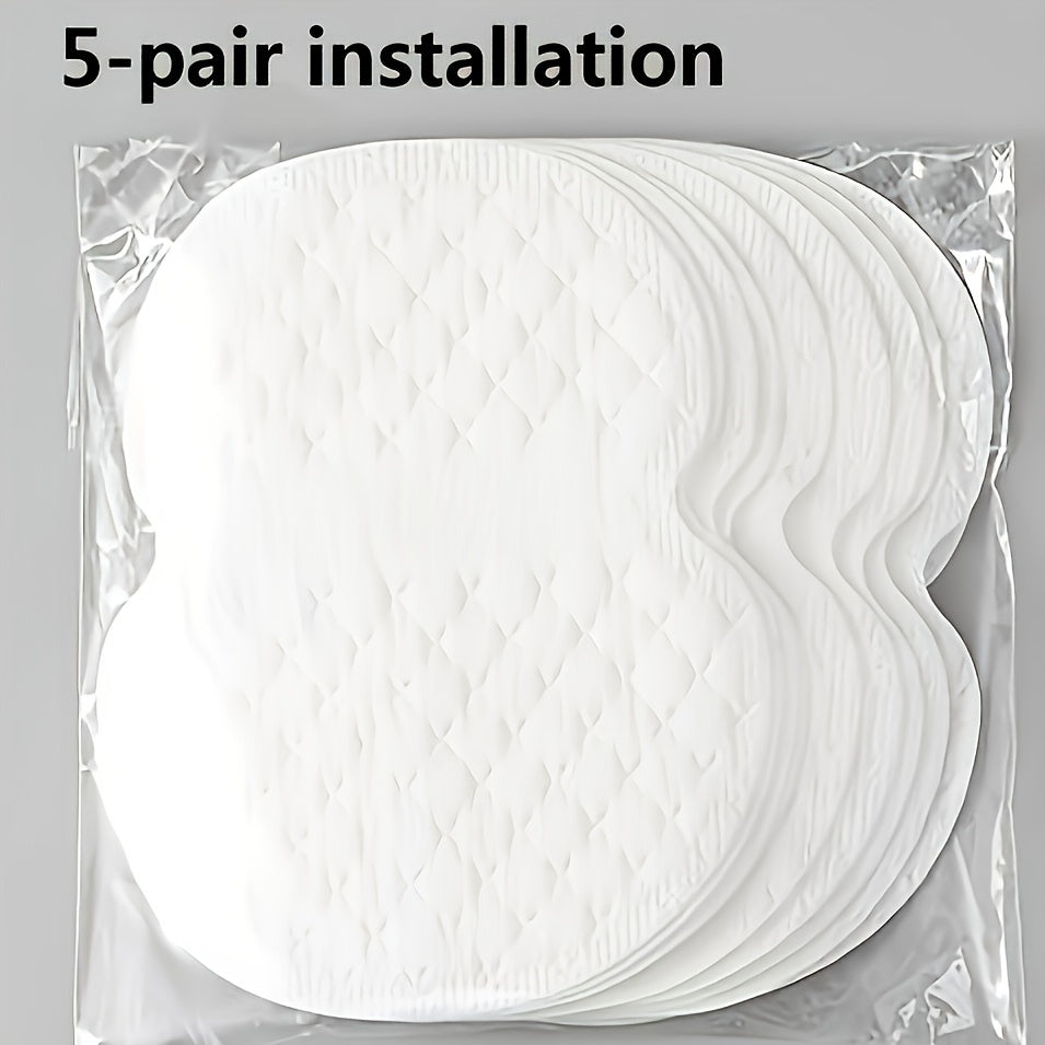 10PCS Underarm Sweat Absorbing Patch Ultra Thin Invisible Pad