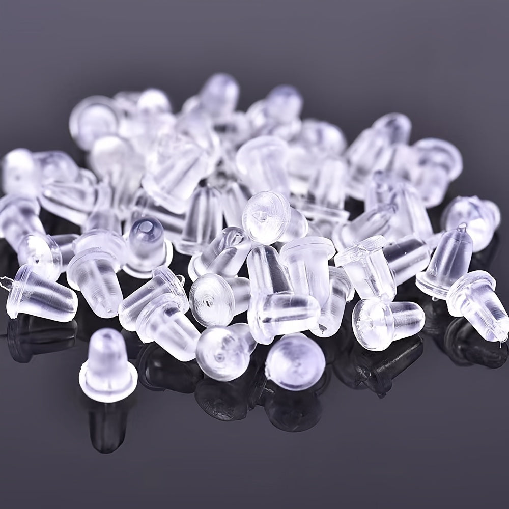 50-100pcs Earring Backings Earbud Back DIY Accessories