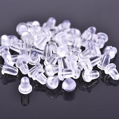 50-100pcs Earring Backings Earbud Back DIY Accessories