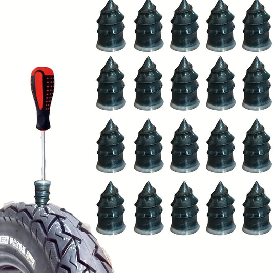 30 Pcs Tire Repair Rubber Nails Fast Repair Kit for Car Motorcycle