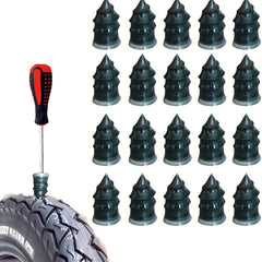 30 Pcs Tire Repair Rubber Nails Fast Repair Kit for Car Motorcycle
