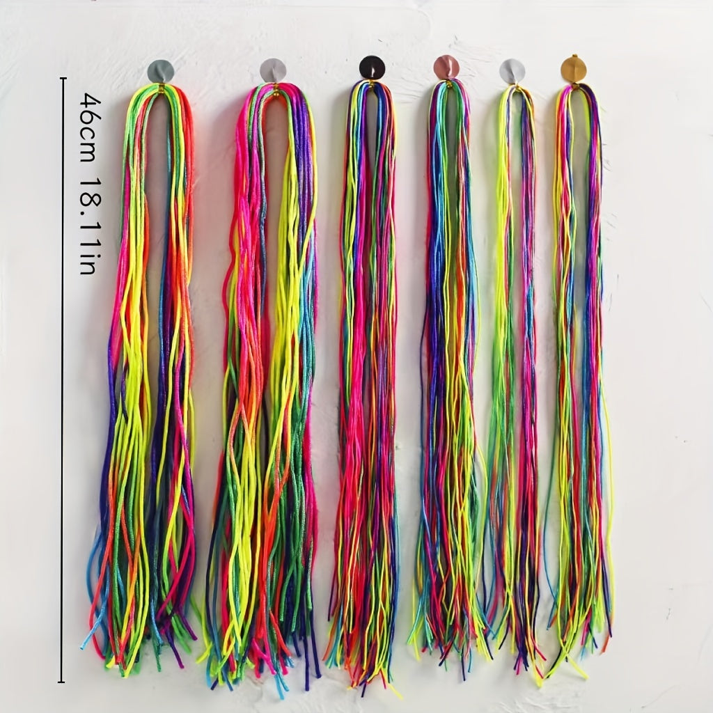 Y2K Luminous Hair Rope Rainbow Hair String