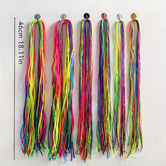 Y2K Luminous Hair Rope Rainbow Hair String