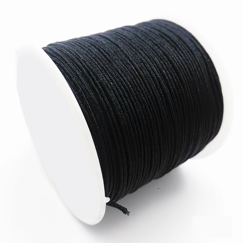 50m Hand Braided Jade Rope for DIY Bracelet Tassel Wire Jewelry Line