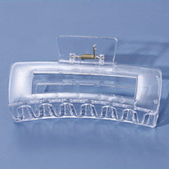 Clear Square Hair Claw Clips Strong Hold Hair Jaw Clip For Thick Hair