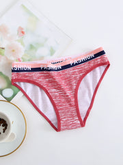 6pcs Cotton Sports Briefs Pack Women's Panties & Lingerie
