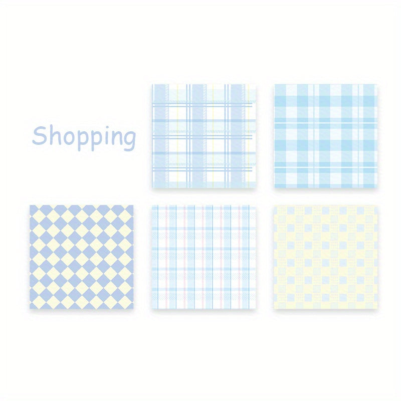Colorful Checkerboard Series Non-sticky Notes