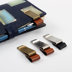 Stainless Steel Pen Clip for Retro Style Desk