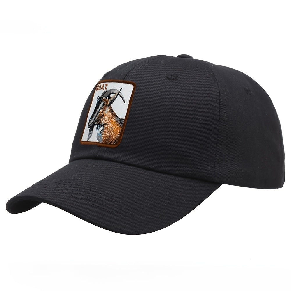 Unisex Animal Pattern Embroidery Baseball Cap SunShade Trucker Cap