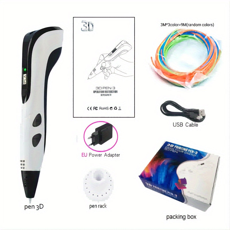 3D Printing Pen DIY Creative Brushes Set European Rules