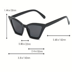 Y2K Cat Eye Sunglasses UV400 Sun Shades for Beach Party Club