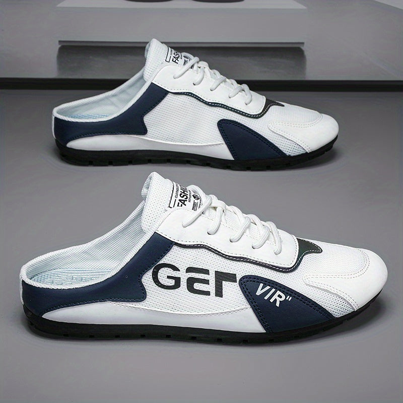 Men's Lightweight Breathable Slip-on Slippers Non Slip Casual Shoes