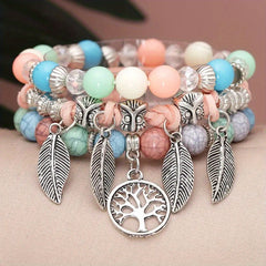 Bohemian Style Owl Beaded Bracelet For Party