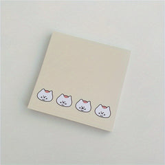 50 Sheets Cat Memo Paper Non-sticky Memo Book & Memo Pad for Notes