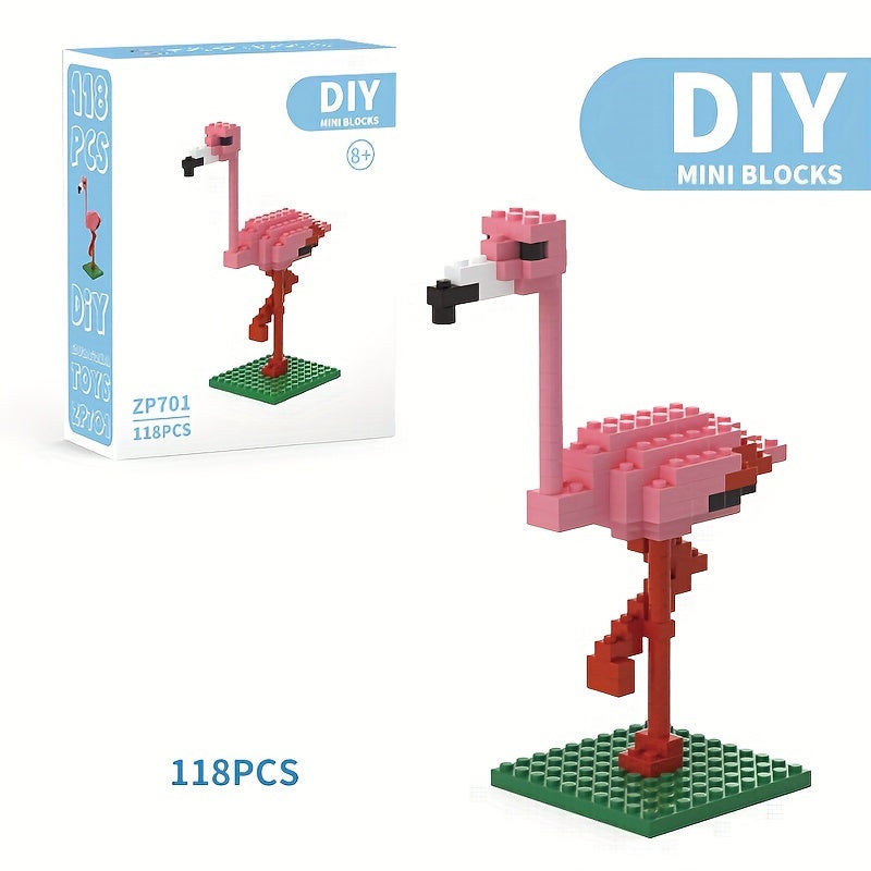 DIY MINI Building Blocks Bird Series Educational Assembly Toys