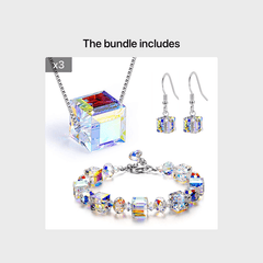 Crystal Jewelry Set Bridal Women Accessories