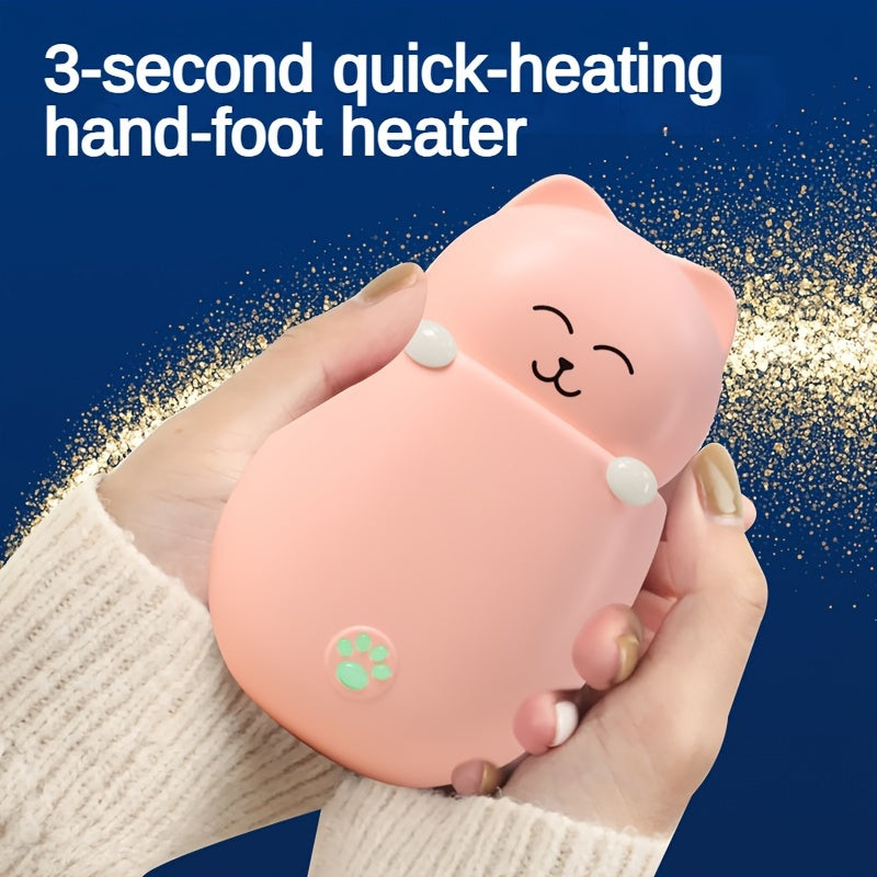 Mini 1200MAh Hand Warmer Wireless Colorful Lights Outdoor Winter Activities