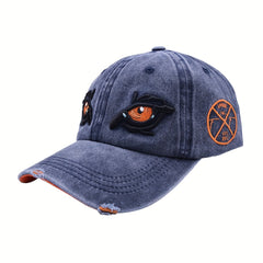 Kids' Sunshade Baseball Cap with 3D Eyes for Halloween