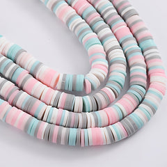 DIY Bracelet Making Kit Clay Beads Charms & Elastic Strings