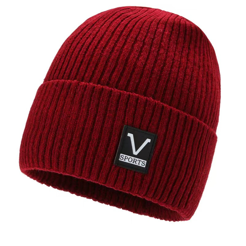 Street Fleece Thickened Knitted Hat Beanie