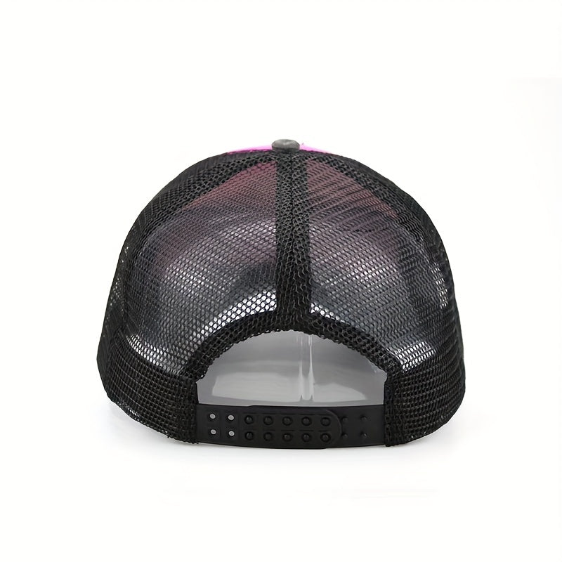 Vintage Rhinestone Pentagram Baseball Cap