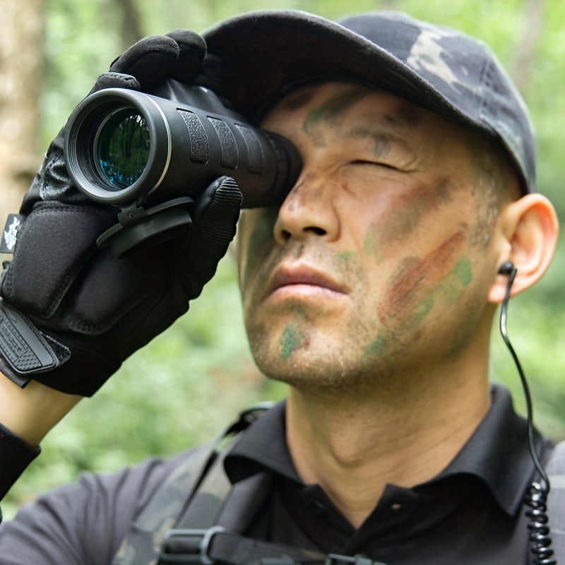 HD 40X60 Monocular Telescope with Compass & Magnifying Glass