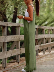 Wide Leg Cami Romper Sleeveless Jumpsuit for Summer