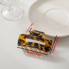 Square Geometric Hair Claw Clip Non Slip Strong Hold Grip Hair Jaw Clip