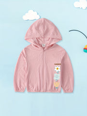 Girls Hooded Sunproof Jacket Kids Age 3 4 6