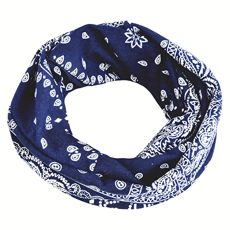 Paisley Print Lightweight Beanie Elastic Skull Hat Women Turban Cap